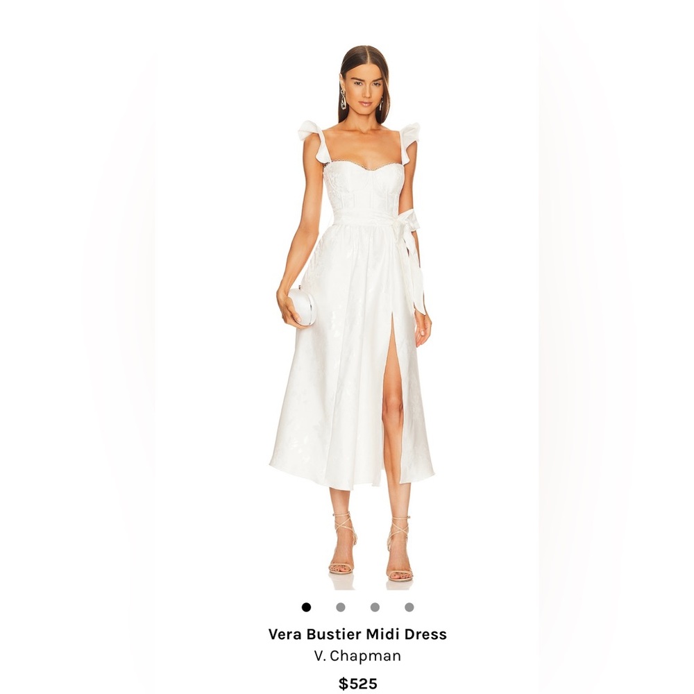 V. Chapman Vera Bustier Mid Dress